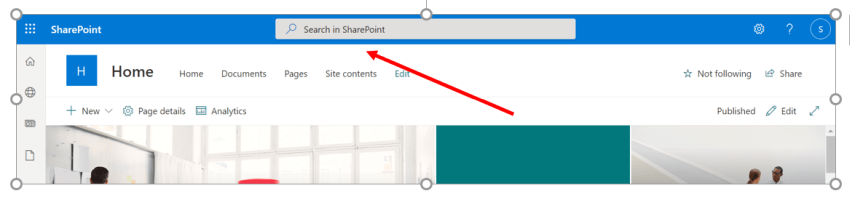 Setting up SharePoint Home Site